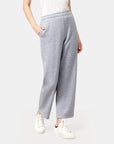 Pants con bolsas diagonales relax cashmere