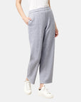 Pants con bolsas diagonales relax cashmere