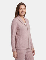 Sudadera rib con bolsas relax Ayla