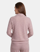 Sudadera rib con bolsas relax Ayla
