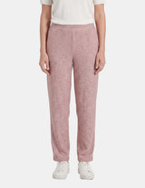 Pants rib con bolsas diagonales relax Ayla