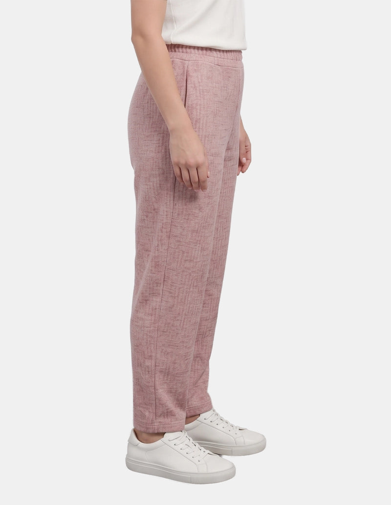 Pants rib con bolsas diagonales relax Ayla