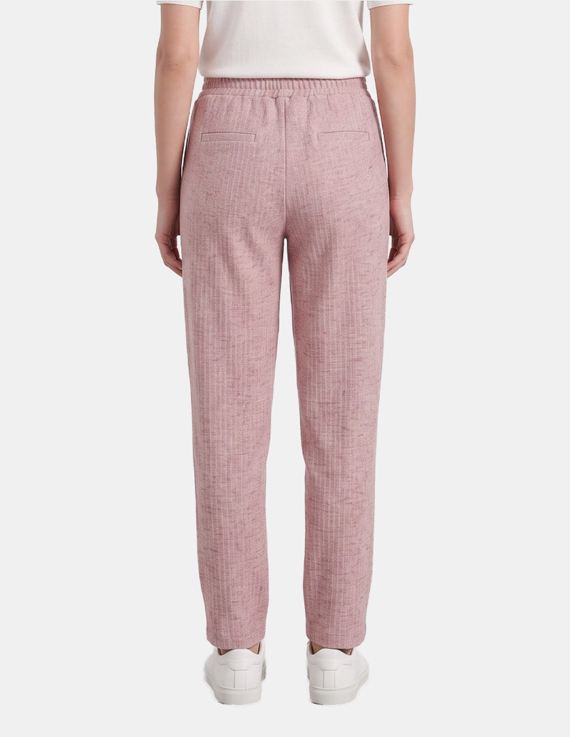 Pants rib con bolsas diagonales relax Ayla