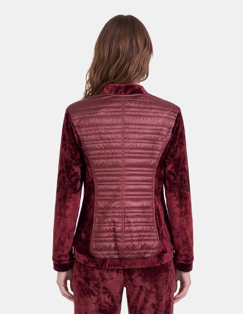 Sudadera velour manga larga con bolsas relax Renesme