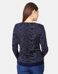 Túnica jacquard manga larga Vitos