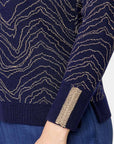 Túnica jacquard manga larga Vitos