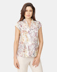 Top estampado floral cuello V Vitos