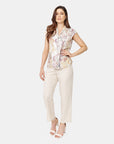 Top estampado floral cuello V Vitos