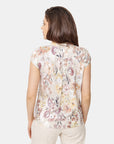 Top estampado floral cuello V Vitos