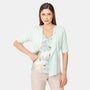 Twin fix top estampado color pistache Vitos