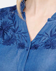 Top bordado floral Taxco