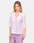 Blusa escote V manga corta Juqila