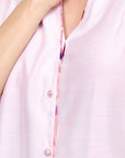 Blusa escote V manga corta Juqila