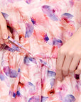 Top estampado manga holanes Juquila