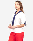 Blusa corbatín manga 3/4 San Blas