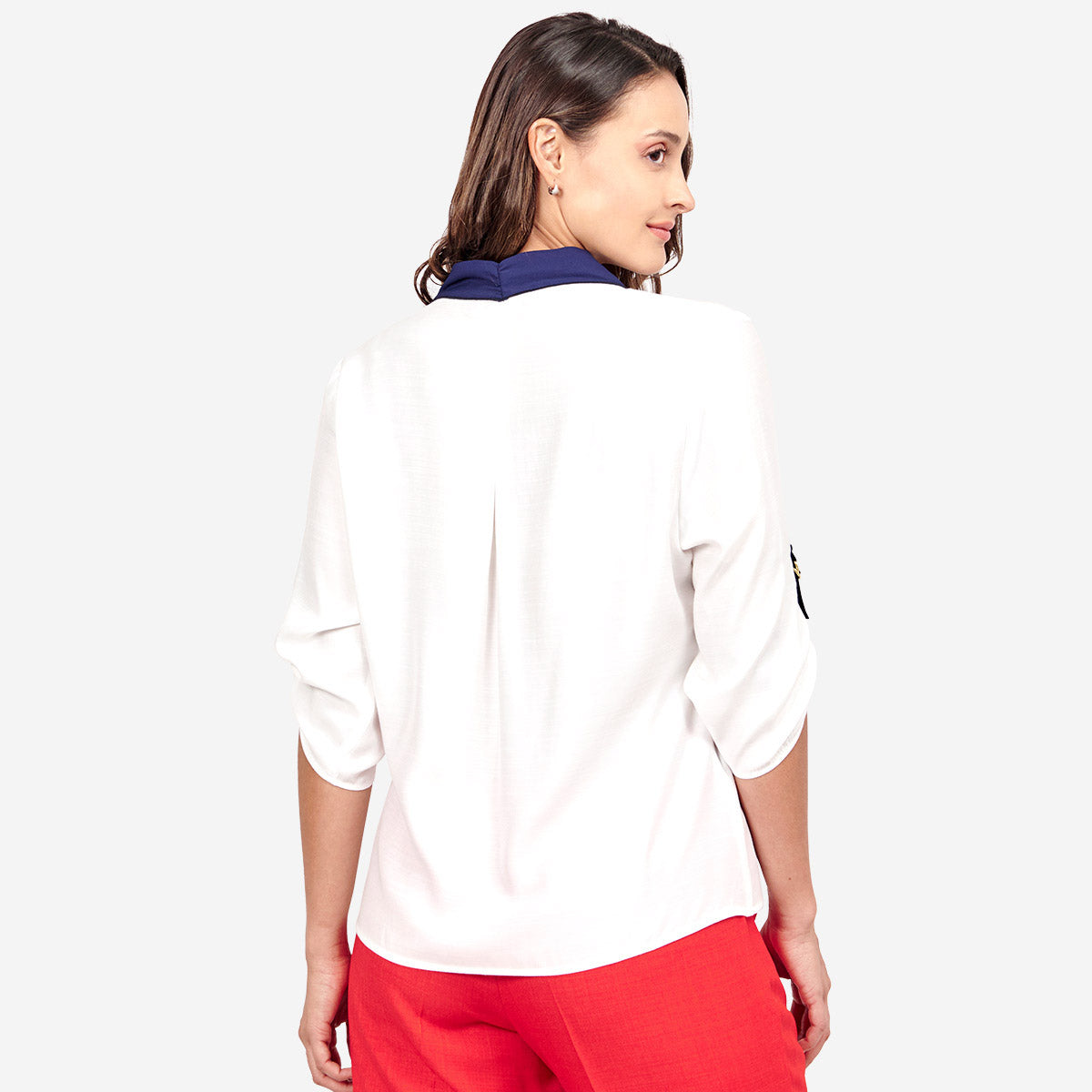 Blusa corbatín manga 3/4 San Blas