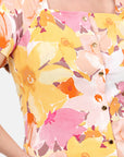 Blusa estampada abierta Salvatierra