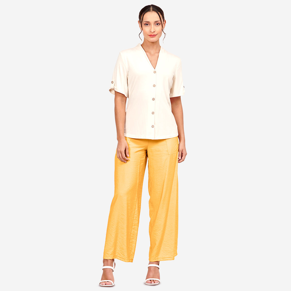 Blusa abierta manga corta Ajijic