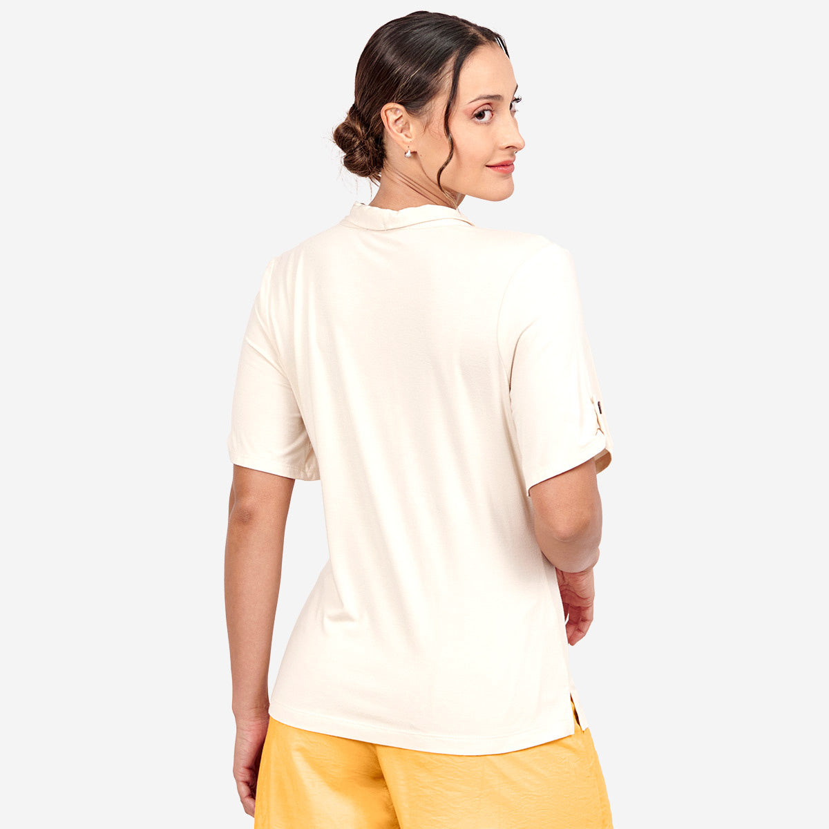 Blusa abierta manga corta Ajijic