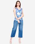 Top estampado tropical Loreto