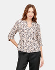 Blusa estampado manga 3/4 Álamos