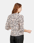 Blusa estampado manga 3/4 Álamos