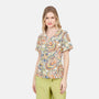 Blusa estampada manga corta Taxco