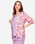 Twin fix manga kimono floral Juquila