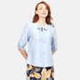 Blusa con corbata Bernal