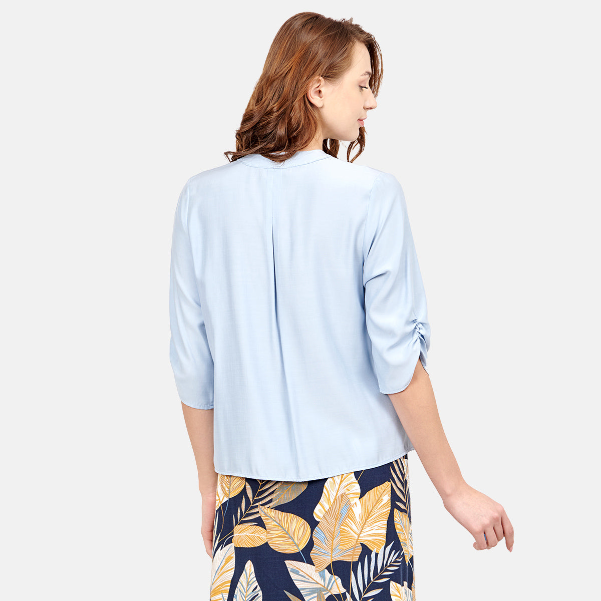 Blusa con corbata Bernal