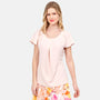 Blusa manga corta con olanes Salvatierra