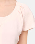 Blusa manga corta con olanes Salvatierra