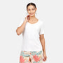 Blusa manga corta escote corazón Candela
