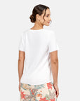 Blusa manga corta escote corazón Candela