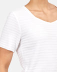 Blusa manga corta escote corazón Candela