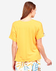 Blusa manga corta escote V Ajijic