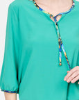 Blusa manga 3/4 Cadereyta