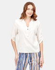 Blusa cuello mao Arteaga