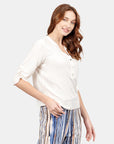 Blusa cuello mao Arteaga