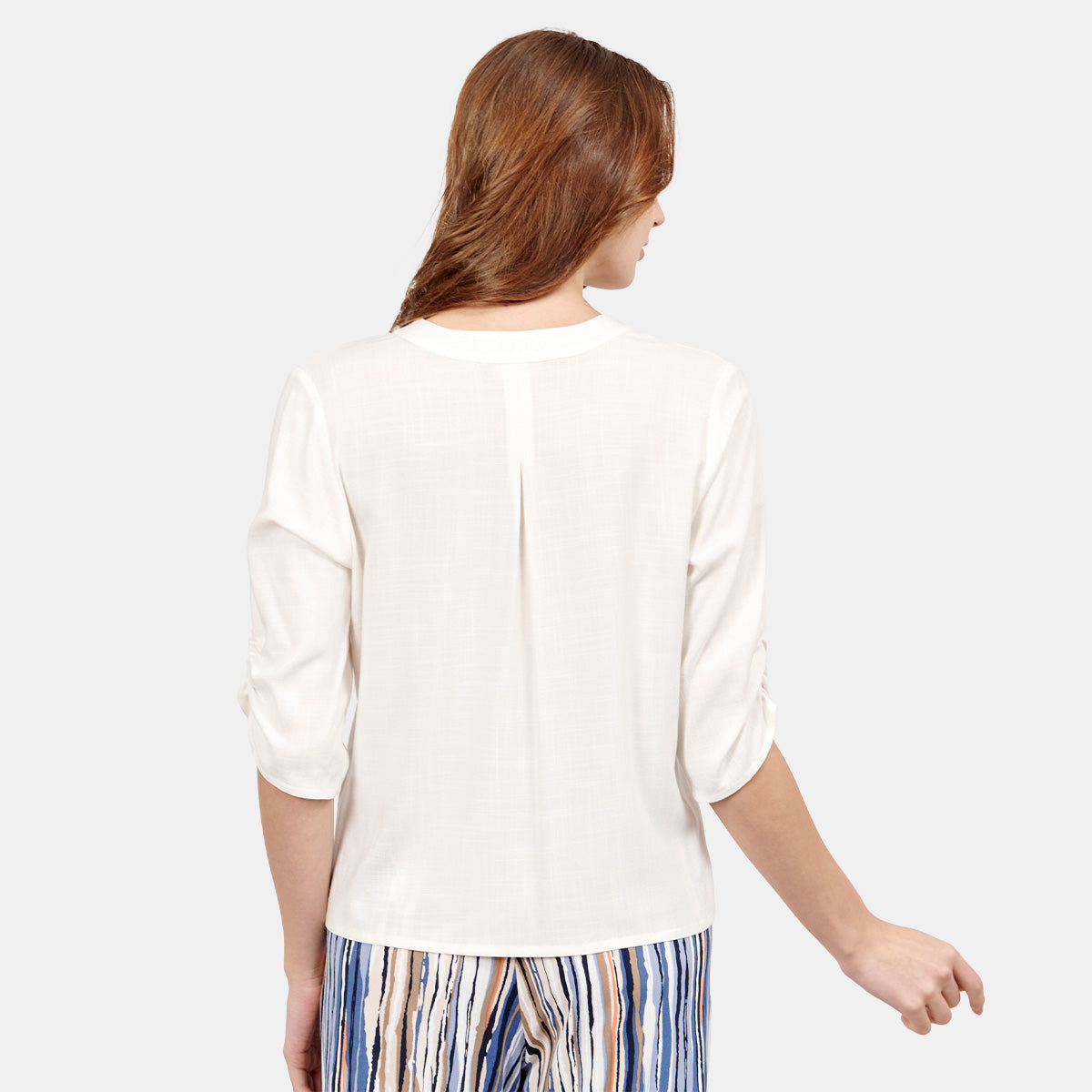 Blusa cuello mao Arteaga