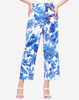 Pantalón estampado floral con bolsas Loreto