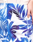 Pantalón estampado floral con bolsas Loreto