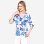 Blusa escote V estampado floral Loreto