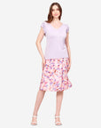 Blusa escote V manga plisada Juquila