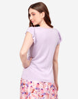 Blusa escote V manga plisada Juquila