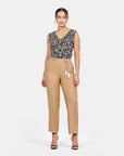 Pantalón con cinturón de agujeta Álamos