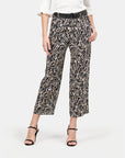 Pantalón estampado con cinturón elástico Álamos