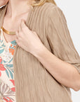 Twin fix estampado floral gargantilla dorada Candela