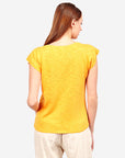Blusa escote V manga corrida Ajijic