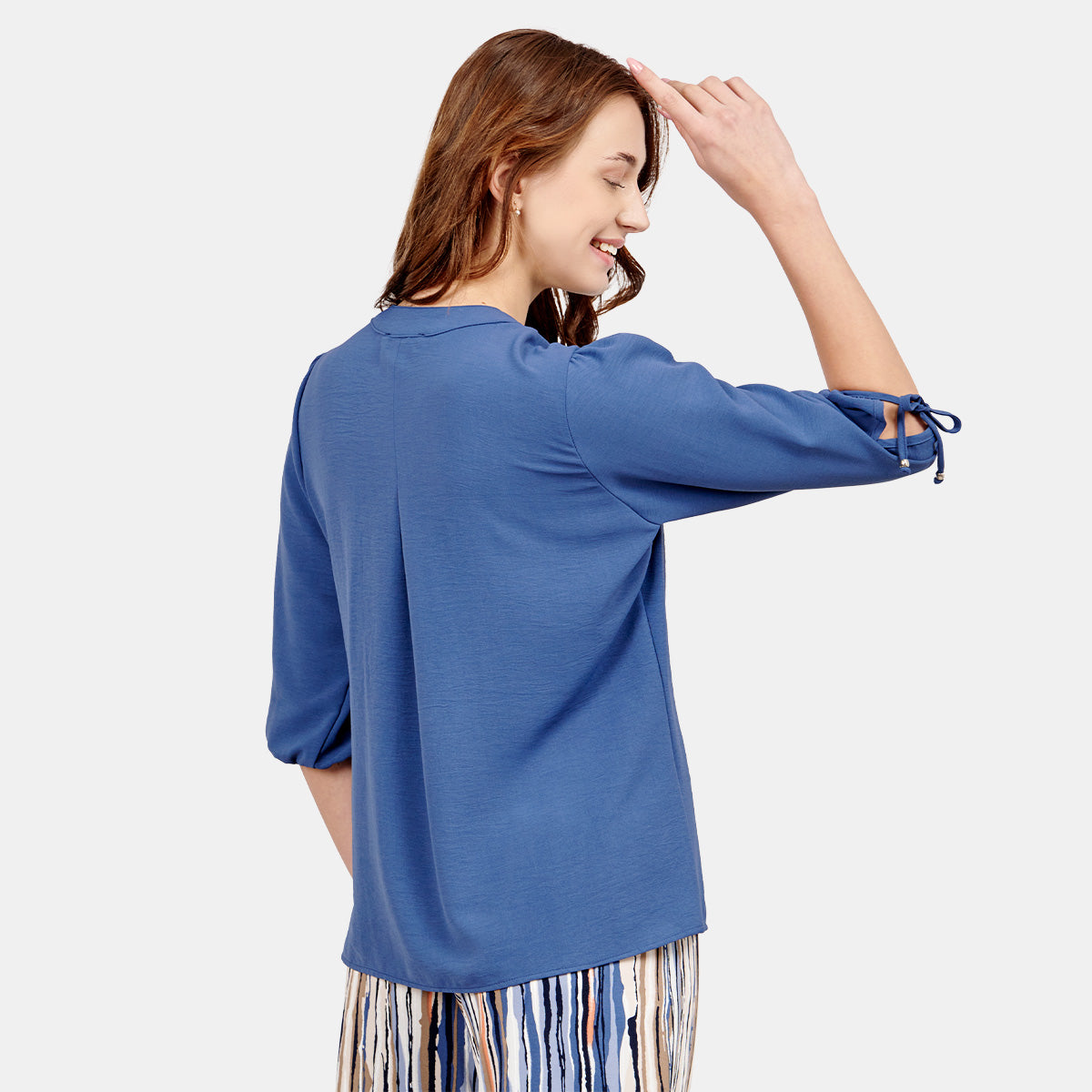 Blusa abierta manga 3/4 Arteaga